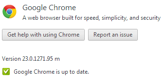 Google releases Chrome version 23.0.1271.95 – two major flaws fixed Chrome230127195m